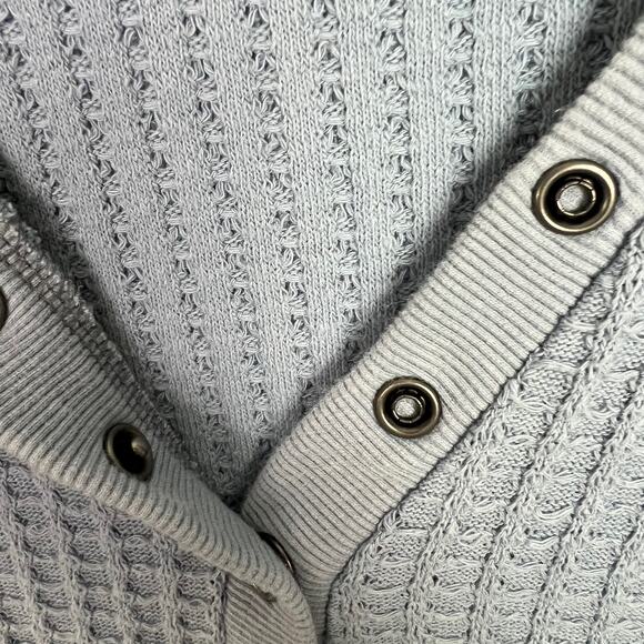 Urban Outfitters Out from Under Women's XS Baby Blue Ty Waffle Romper Lounge - Picture 5 of 10